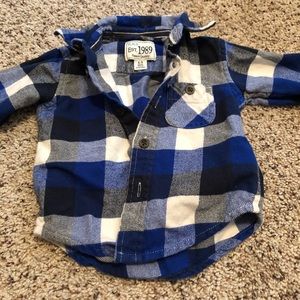 6-9 mon flannel shirt